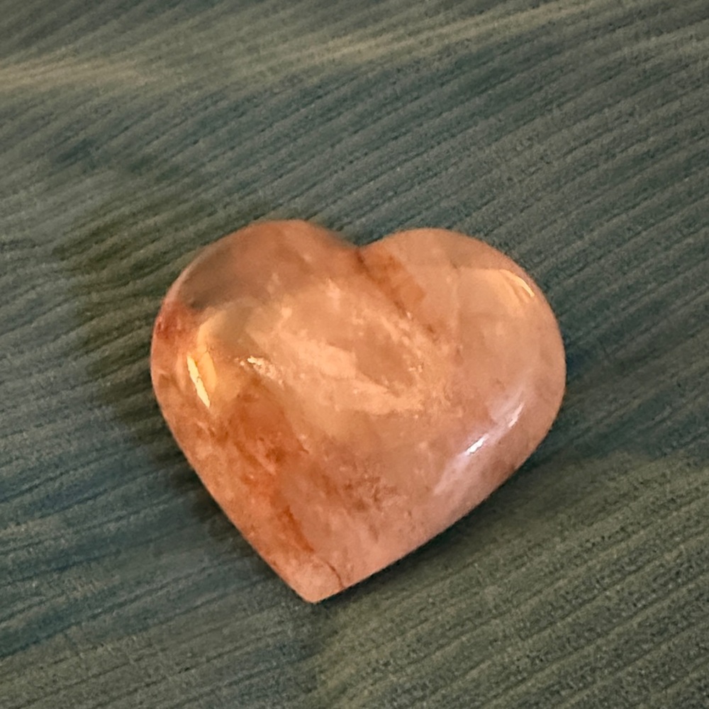 Fire Quartz Heart
